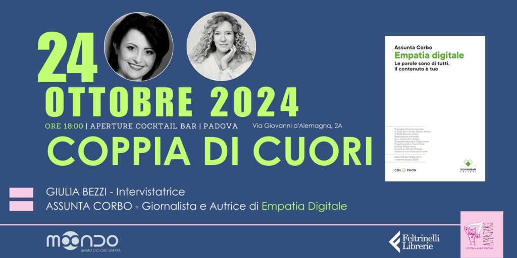 Presentazione del libro Empatia Digitale di Assunta Corbo a Padova