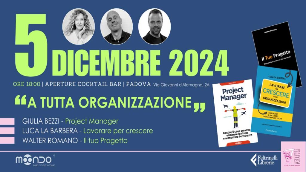 Project manager libro Giulia Bezzi presentazione a Padova