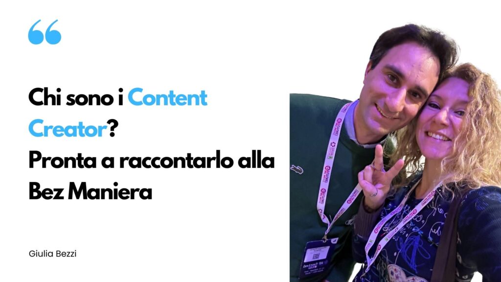 chi sono i content creator